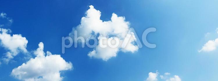 Sunny sky and clouds panorama, vazio, céu azul, céu e nuvens, JPG